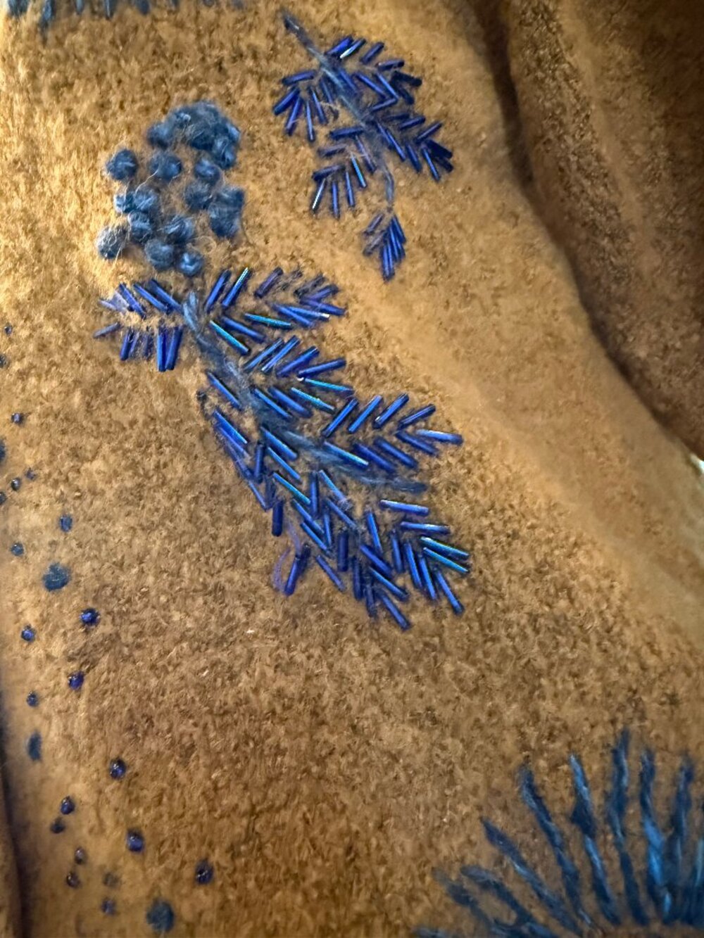 Anthropologie Field Flower Goldengrove Cardigan Sweater - Picture 2 of 4